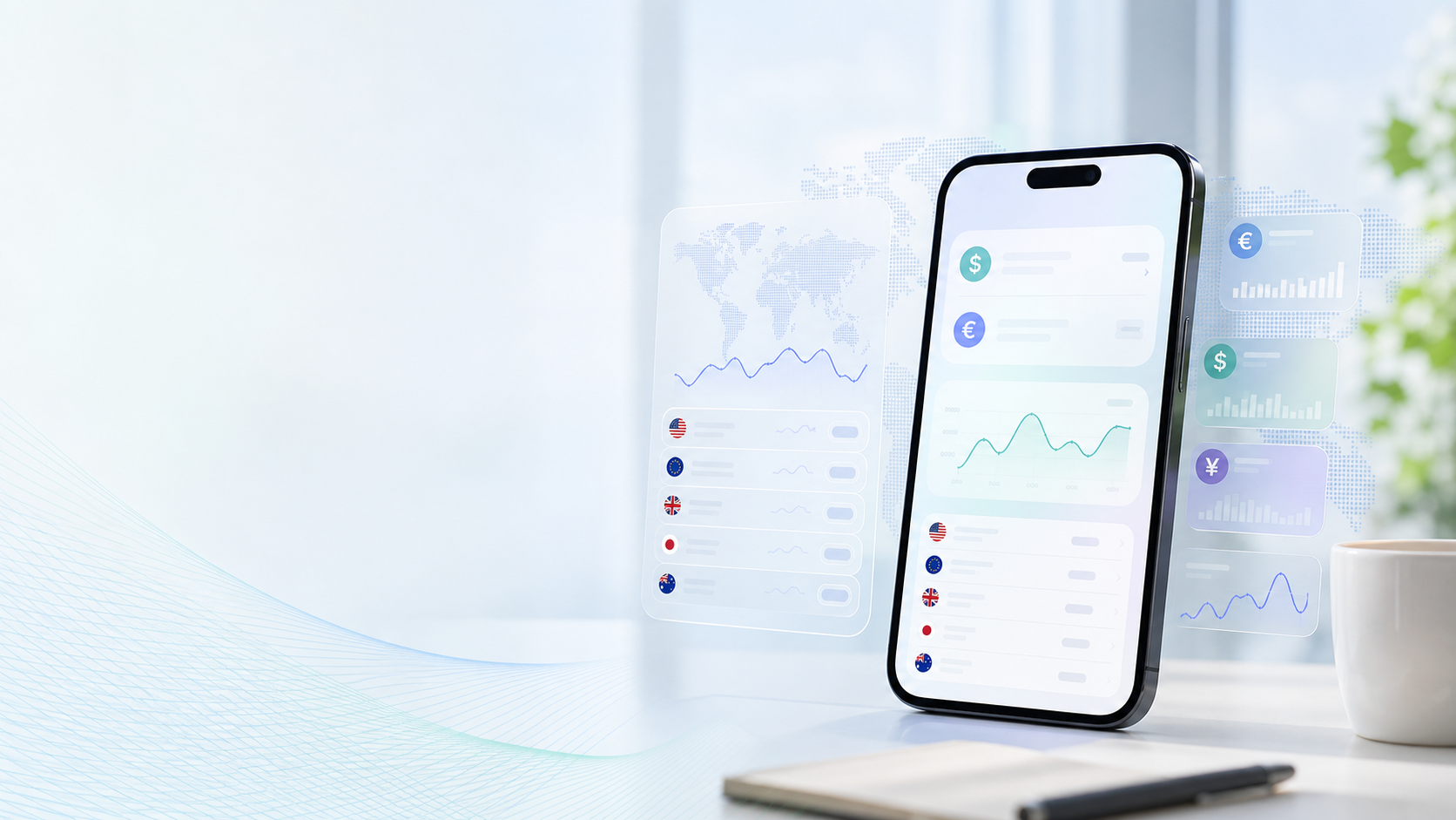 RateFlow currency conversion interface
